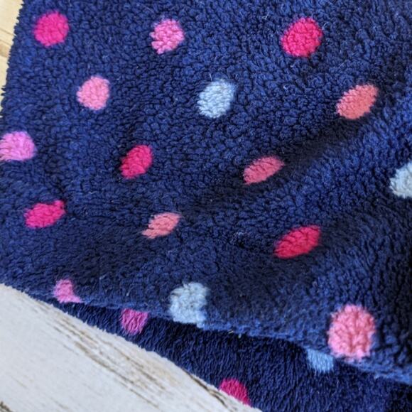 Fleece Polkadot Pajama Pants sz Small - Picture 4 of 4